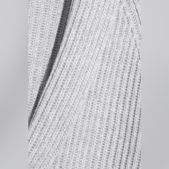 Helmut Lang Ribbed Wool and Cashmere Blend Cardigan - Picture 4 of 9